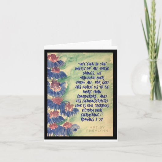 勝者ノートカード以上 サンキューカード (正面)