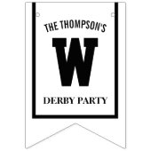 勝者パーソナライズされたのサークルダーカラフルビーパーティー バンティングフラッグ (第2の旗)