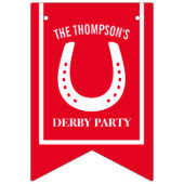 勝者パーソナライズされたのサークルダーカラフルビーパーティー バンティングフラッグ (第1の旗)