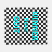 「勝者」のクールやる気を起こさせるフリースブランケット フリースブランケット (正面(横))