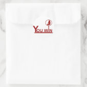 勝者 – ステッカー (バッグ)