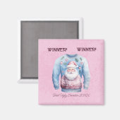 勝者!勝者!20最高のxxの醜いセーター マグネット (正面/裏面)