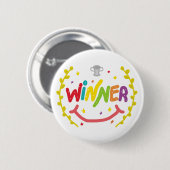 勝者 缶バッジ (正面&裏面)