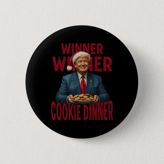 勝者Cookieディナーおもしろいトランプ2024 47th 缶バッジ (正面)
