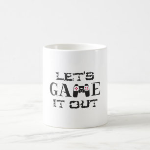 勝負しよう コーヒーマグカップ