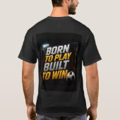⚽ 勝負に勝つサッカー選手の名言ギフト ⚽ Tシャツ (裏面)