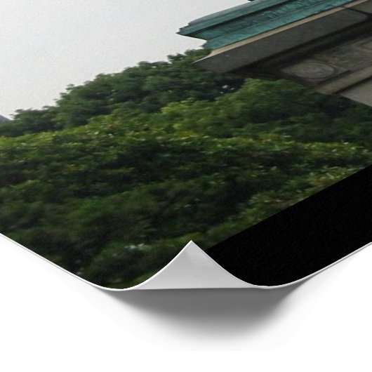 勝野木政重像 ポスター (角)