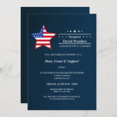 募金のお知らせ 招待状 (正面/裏面)