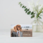 募集おもしろいまたはヘッドハンター名刺 名刺 (スタンド正面)