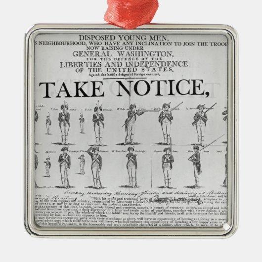 募集している米陸軍さまざまな位置を示します メタルオーナメント (正面)
