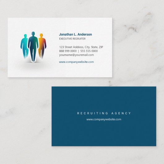 募集機関長狩り採用担当者 名刺 (正面/裏面)