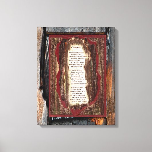 募集 キャンバスプリント (正面)