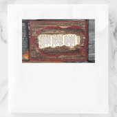 募集 長方形シール (バッグ)