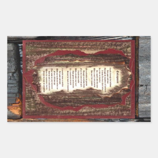 募集 長方形シール (正面)