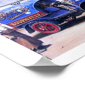 勢いよく進む ポスター (角)