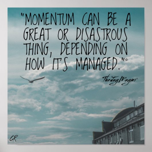 「勢い」 ポスター (正面)