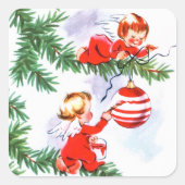 勤勉な天使 スクエアシール (正面)