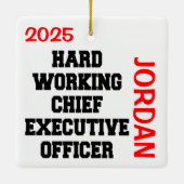 勤勉な最高経営責任者 セラミックオーナメント (裏面)