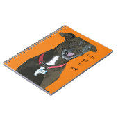 勤勉な犬の日記 ノートブック (左側)