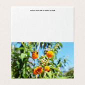 勤務中のハチ空白ののグリーティングカード (外部フラット)