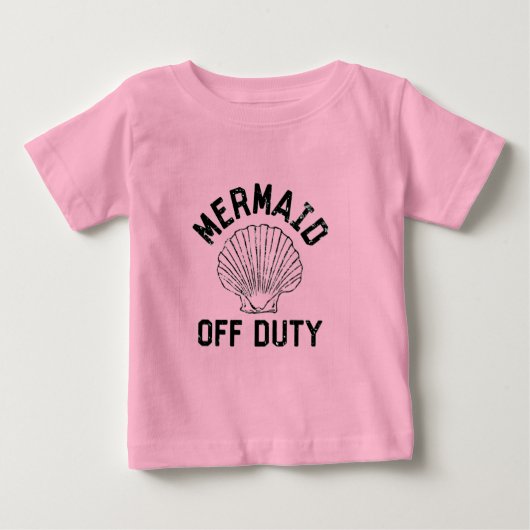 勤務中の人魚 ベビーTシャツ (正面)
