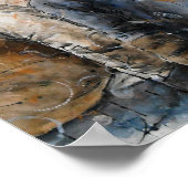 勤務中の男性 ポスター (角)