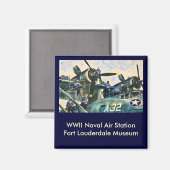 勤務中の男性 マグネット (正面/裏面)