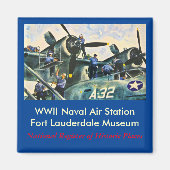 勤務中の男性 マグネット (正面)