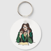 勤務中の管理者 キーホルダー (正面)