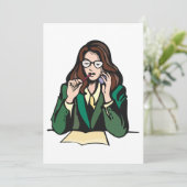 勤務中の管理者 招待状 (スタンド正面)