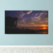 勤務中！ キャンバスプリント (インサイチュ (ウッドフロア))