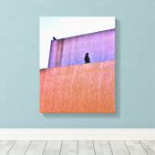 勤務中 キャンバスプリント (インサイチュ (ウッドフロア))