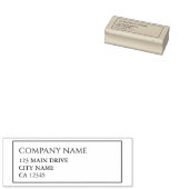 勤務先のプロフェッショナル企業の縁ど ラバースタンプ (押印)