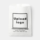 勤務先のホワイトアドレス紙バッグ フェイバーバッグ (正面)