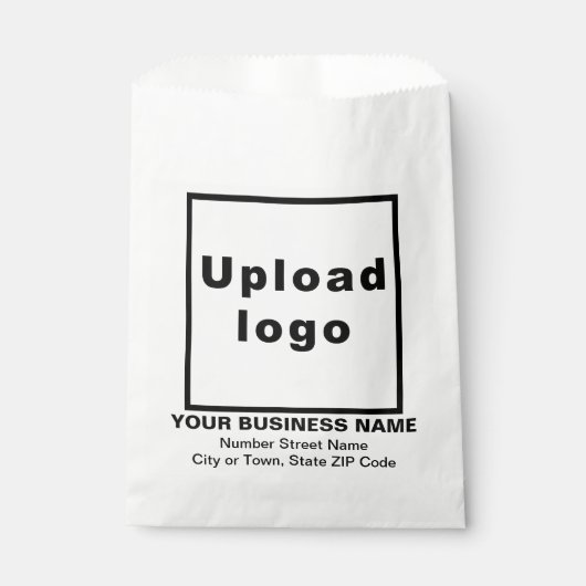 勤務先のホワイトアドレス紙バッグ フェイバーバッグ (正面)
