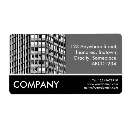 勤務先の写真 – Officeブロック ラベル (正面)