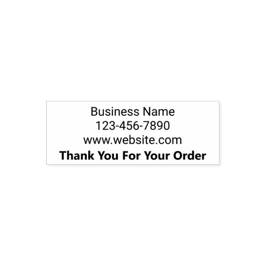 勤務先の電話番号Webサイトのテンプレート セルフインキングスタンプ (デザイン)