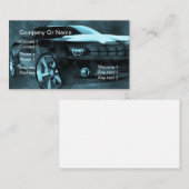 勤務先プ車のロファイルカード 名刺 (正面/裏面)