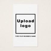 勤務先情報ホワイトポートレート四角形カード (裏面)