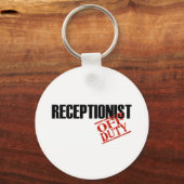 勤務外の受付ライト キーホルダー (正面)