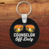 勤務外カウンセラーのサングラス最終日 キーホルダー (正面)