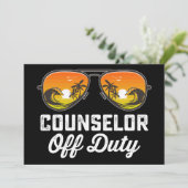 勤務外カウンセラーのサングラス最終日 招待状 (スタンド正面)