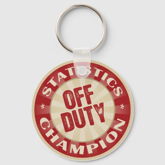 勤務時間外の統計 キーホルダー (正面)
