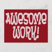 勤務素晴らし員の感謝 ポストカード (正面)