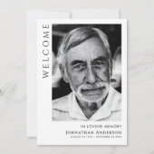 勤続順の思い出の中で 招待状 (正面)