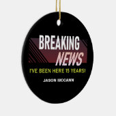 勤続15周年記念従業員在職 セラミックオーナメント (右)