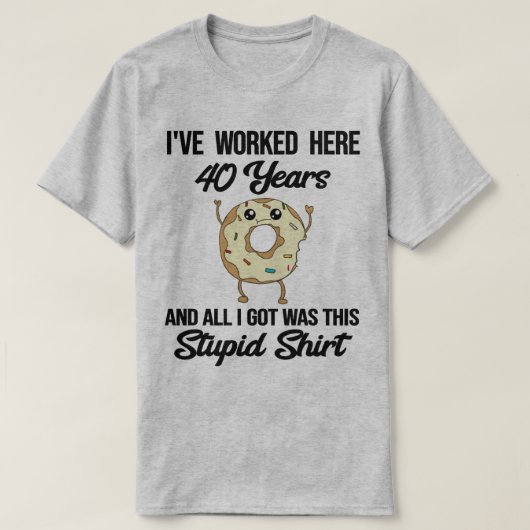 勤続40周年記念 Tシャツ (デザイン正面)