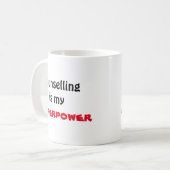 勧めることは私の超出力のマグです コーヒーマグカップ (正面左)