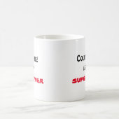 勧めることは私の超出力のマグです コーヒーマグカップ (中央)
