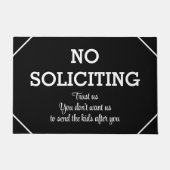 勧誘おもしろい引用文の形式 ドアマット (正面)